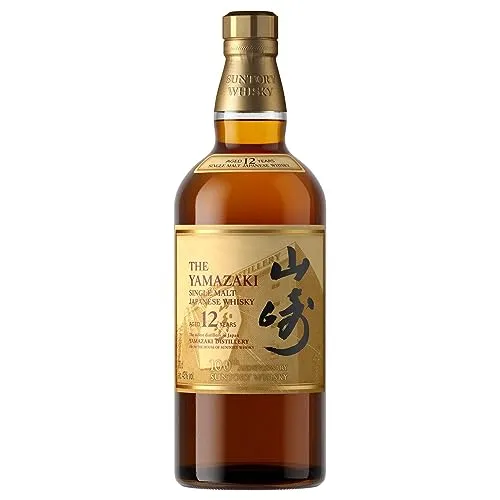 Yamazaki 12 Jahre - 100th Anniversary Limited Edition - Single Malt Whisky - Exklusiver japanischer Whisky mit 12 Jahren Reifezeit, perfekter Genuss aus der ältesten Distillerie Japans und ideal für Sammler und Whisky-Liebhaber.
