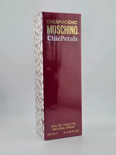 Moschino Cheap & Chic Chic Petals Eau de Toilette 100ml - Duftspray mit floralen Noten, ideal für den täglichen Gebrauch. Mit 100 ml Inhalt bietet es langanhaltenden Genuss in stilvoller Verpackung.