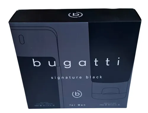 bugatti Duft-Set Signature man, 2-tlg. - Duft-Set für Männer mit orientalischer Note, bestehend aus Eau de Toilette und Duschgel – für einen exotischen und langanhaltenden Duft.