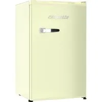 Respekta Kühlschrank Rico in Creme mit LED-Innenbeleuchtung - Kompakter Standkühlschrank mit 1 Schublade und energiesparender LED-Beleuchtung. Ideal für kleine Küchen, bietet er praktischen Stauraum und modernes Design.