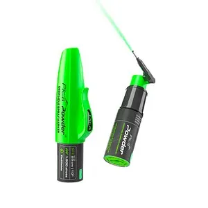 Pica POWDER Deep Hole Spray Marker - Sonstiger Werkstattbedarf, präzise Markierungen durch Bohrlöcher bis 25 cm Tiefe mit grün-fluoreszierenden Punktmarkierungen auf Kreidebasis – ideal für Bauarbeiten und nachfüllbar für dauerhaften Einsatz.