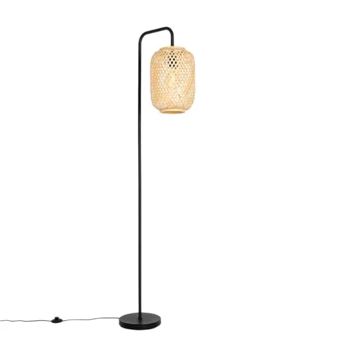 Qazqa Orientalische Stehleuchte Yvonne - Standleuchte im orientalischen Stil, ideal für Wohnzimmer oder Schlafzimmer. Dimmbar mit E27 Fassung, perfekt für stimmungsvolle Beleuchtung.