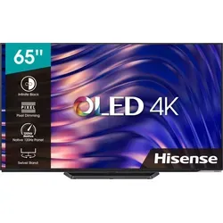 Hisense 65A85H OLED 65 Zoll Fernseher - 4K HDR mit Dolby Vision IQ & Atmos - Fernseher mit beeindruckendem 4K OLED-Display, Dolby Atmos für kraftvollen Sound und Game Mode Pro für flüssiges Gaming-Erlebnis. Ideal für Film- und Gaming-Enthusiasten.