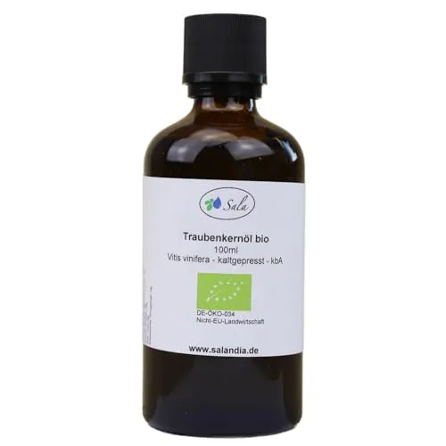 Sala Traubenkernöl kaltgepresst BIO 100 ml Glasflasche