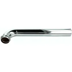 tecuro Siphon Wandrohr mit 90° Bogen für Waschbecken - Siphon Wandrohr mit 90° Bogen, ideal für den sicheren Geruchsverschluss und passend für handelsübliche Röhrensiphons mit Ø 32 mm. Kürzbar und mit hochwertigem Bördelrand für einfache Montage.