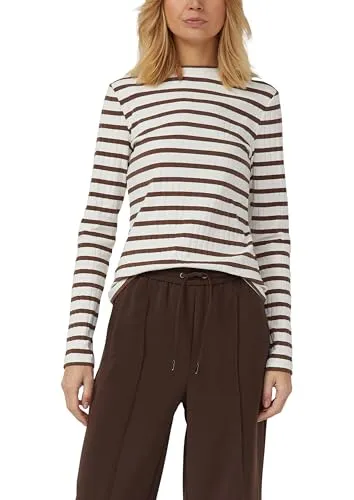 s.Oliver Geripptes Langarmshirt im Slim Fit - Stylisches Slim Fit Langarmshirt aus elastischer Rippware. Bequem und vielseitig kombinierbar mit Rundhalsausschnitt und langem Arm für jeden Anlass.