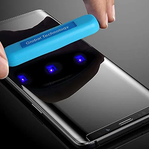 COFI 1453 Schutzglas kompatibel mit Samsung Galaxy S24 Plus mit Kleber & UV 3D Curved Display Schutzfolie Volle Abdeckung