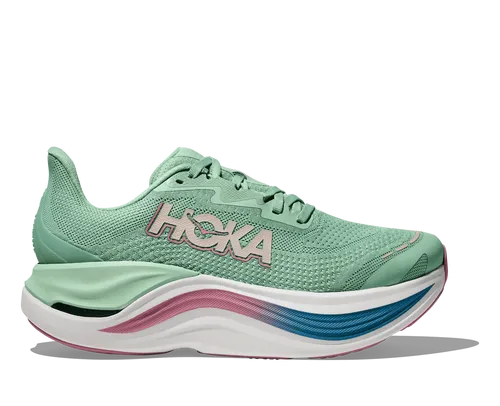 Hoka Damen Skyward X Laufschuhe in Grün 43.3 - Laufschuhe für Damen, die mit innovativer Dämpfung und Stabilität überzeugen. Ideal für jedes Terrain, bieten sie Leichtigkeit und Komfort für dein bestes Laufgefühl.