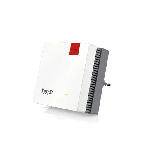 AVM FRITZ!Repeater 1200 AX International - Ultraschnelles Wi-Fi 6 für Ihr Heimnetz, bis zu 3.000 MBit/s und intelligente Bandauswahl