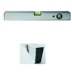 Hufa Fliesenleger Aluminium Wasserwaage 200cm - Messwerkzeug für Fliesenleger, 200cm lange Aluminium Wasserwaage mit 2 gesicherten Libellen und verbreiterter Auflagefläche – ideal für präzise Arbeiten. Made in Germany!