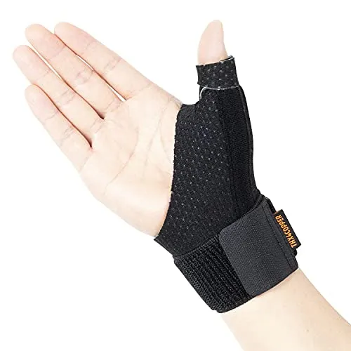 Thx4COPPER Kompression Reversible Daumen und Handgelenk Bandage, für BlackBerry Daumen, Arthritis, Sehnenentzündung, Stabil, Atmungsaktiv Daumenorthese- S/M