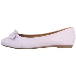 Fitters Footwear That Fits Damen Ballerina Claire - Modische Ballerinas in Übergröße (44 EU, Lilac) mit flachem Absatz und bequemer Passform, ideal für den Alltag oder leichte Wanderungen.
