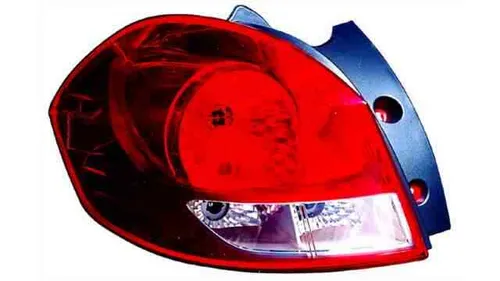HINTERES LICHT Links ohne Lampenfassung Weiß Rot 8200586843