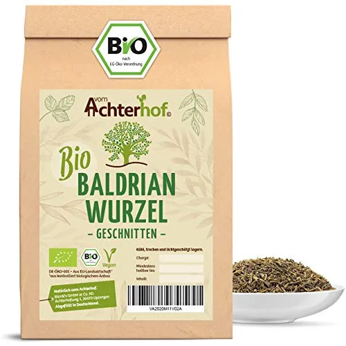 Baldrianwurzel BIO (250g) | Baldrian Wurzel getrocknet | Baldriantee | organic Valerian Root Cut vom Achterhof