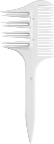 Fripac-Medis Strähnenkamm mit Schablone, 9 cm - Fripac Friseurbedarf: Präziser Strähnenkamm mit Schablone für einfaches Färben und Stylen, ideal für professionelle Ergebnisse.