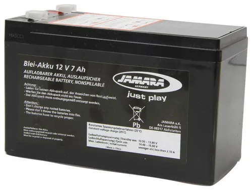 Jamara Akku Rideon (12 V) (412593) - E-Scooter für Kinder, mit leistungsstarkem 12 V Akku für stundenlangen Fahrspaß und coolem Design.