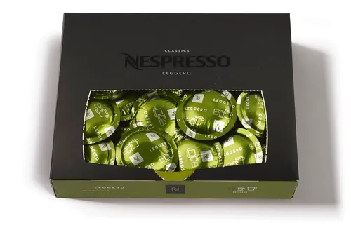 Nespresso B2B Leggero 50 Kapseln - Kaffee mit einem milden, ausgewogenen Geschmack, ideal für den Bürobedarf und die Gastronomie.