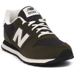 NEW BALANCE GM500 Sneaker Herren in Woodland - Größe 42 - Klassische Schuhe mit weichem Textil-Obermaterial und atmungsaktivem Mesh; ideal für Komfort und Stil im Alltag.