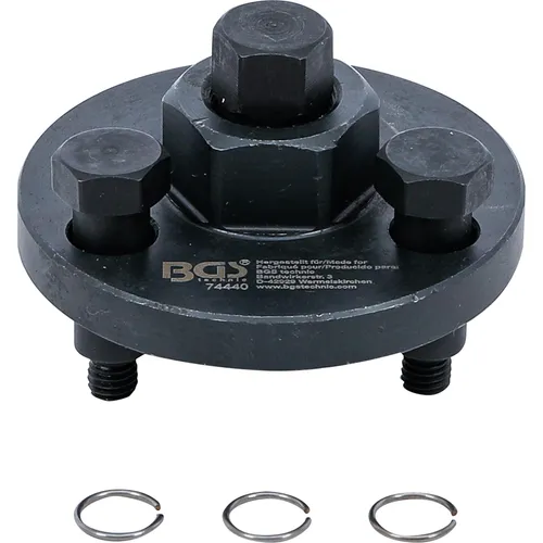 BGS 74440 Nockenwellenrad-Abzieher für VAG 1.6 und 2.0 TDI Common Rail - Effizientes Werkzeug für die Fahrzeugreparatur, speziell für VAG-Motoren. Ideal für präzise Arbeiten an Nockenwellen und garantiert eine einfache Handhabung.