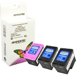 HP 302XL kompatible Tinten Multipack 2xK 1xCMY - Druckerpatronen mit Originalqualität und hohem Druckvolumen, Multipack mit 54 ml für mehr Ersparnis, ideal für regelmäßigen Einsatz in Ihrem Drucker.
