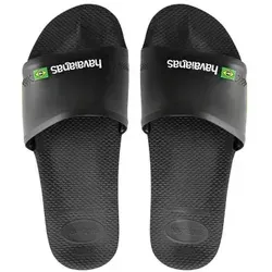 Havaianas Brasil Slide Schwarz Gr 37/38 Herren