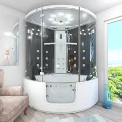 Dampfdusche Whirlpool Dusche Duschkabine K60-SW-TH 140x140cm - Weiß, 3-in-1 Duschsystem mit Massagedüsen und Ozonreinigung für entspannende Wellnessmomente