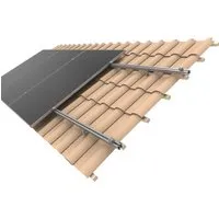 HermesDeals Solarmodul Tile Roof Mounting System Accessories 1 Set - Solar- & PV-Montagesysteme: Robustes Ziegeldach-Montagesystem aus hochwertigem Al6065-T5, ideal für sichere und langlebige Solarmodulinstallationen.