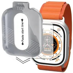 1x 9H Panzerglas für Apple Watch Ultra 3 49mm HD klar Montagehilfe Tempered Hartglas Displayschutz Schutzglas Screen-Protector