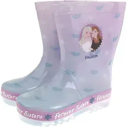 Gr. 27 Disney Stiefel Frozen Eiskönigin Elsa Mädchen Forever Sisters Gummistiefel - Lila - 27