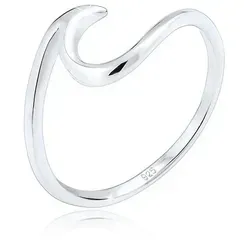 Damen Welle Strand Maritim Ring aus 925 Sterling Silber - Ringe für Damen, handgefertigt aus hochwertigem 925er Sterling Silber, anlaufgeschützt und perfekt als Geschenk für besondere Anlässe.