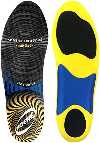 Noene AC2 Ergopro D?mpfungssohle Sport Einlegesohlen Sto?absorption Damen Herren (42)