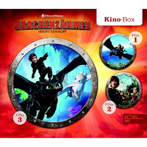 Edel:Kids Drachenzähmen leicht gemacht - Hörspiel-Box (1-3) (JC4) (0213750KID)