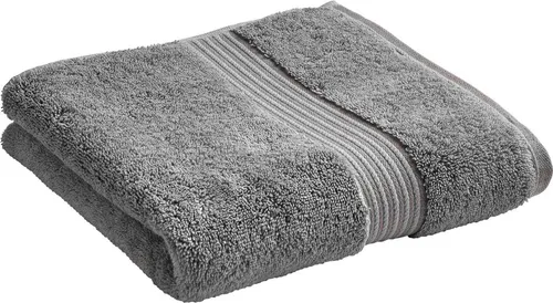 Christy Handtücher "SUPREME", silber, 50x100 cm, 2 Stk. - Hochwertige Walkfrottier-Handtücher im modernen Silber, ideal für stilbewusste Badezimmer. Langlebig und saugstark, bieten sie perfekten Komfort und Pflege. Set mit 2 Handtüchern, maschinenwaschbar bis 60°C.