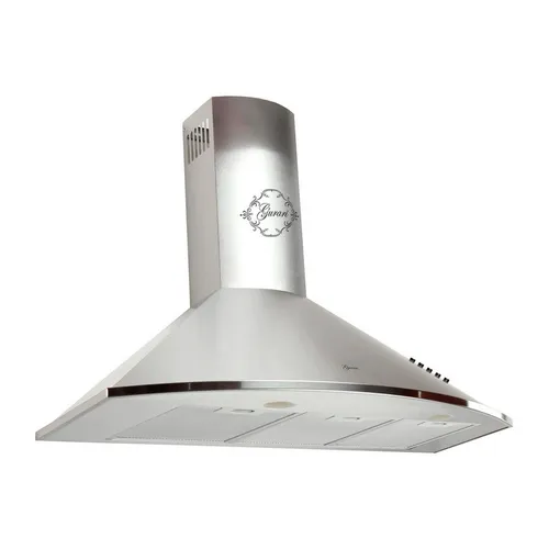 GURARI Wandhaube GCH С 046 IS 9 N - 90 cm breite Dunstabzugshaube aus Edelstahl mit 1000 m³/h Leistung, ideal für effizientes Kochen und einfache Steuerung über Drückknöpfe.