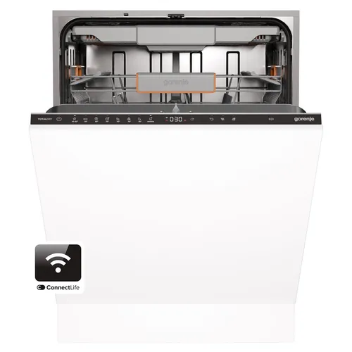 GORENJE GV673C65 vollintegrierbarer Geschirrspüler - Vollintegrierbarer Geschirrspüler für 16 Maßgedecke, 9,5 l Wasserverbrauch und leise mit 41 dB - ideal für moderne Küchen.