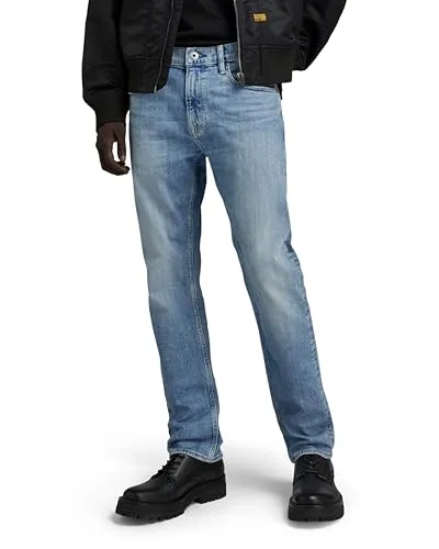G-STAR RAW Herren Mosa Straight Jeans, Blau (Sun Faded Amparo Blue D23692-D498-G344), 30W / 34L