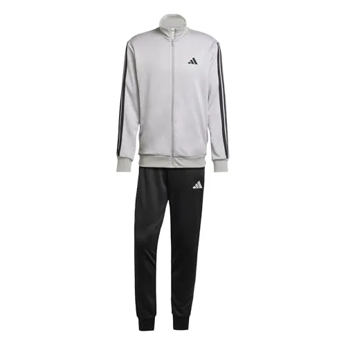 ADIDAS Herren Sportanzug 3-Streifen French Terry - Trainingsanzug aus weichem French Terry, ideal für City und Couch. Mit modernen 3-Streifen und aus 100 % recycelten Materialien für mehr Nachhaltigkeit.