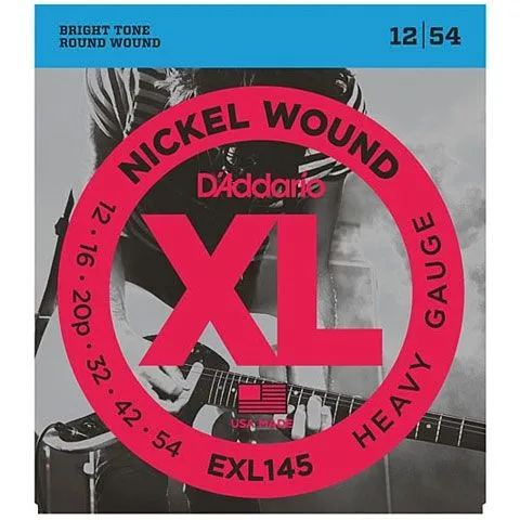Saiten E-Gitarre D'Addario EXL145 Nickel Wound .012-054 Gitarrensaiten E- Gitarr