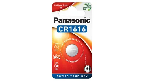 bateria litowa CR1616 3V (blister) PANASONIC 5019068085107