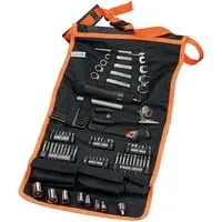 Black+Decker Werkzeugtasche A7063-QZ - 77-teiliges Zubehör-Set in praktischer Rolltasche, ideal für Auto und unterwegs