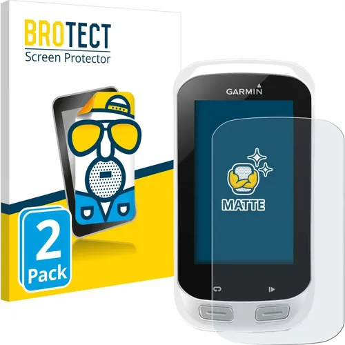 BROTECT Entspiegelungs-Schutzfolie für Garmin Edge Explore 1000 (2 Stück) Matte Displayschutz-Folie, Anti-Reflex, Anti-Fingerprint