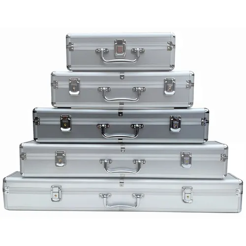 ECI Tools Aluminium Werkzeugkoffer 50x10x10 cm - Robuster Werkzeugkoffer aus Aluminium mit UV-beständigem Material, ideal zum Transportieren von Musikinstrumenten und Kosmetik.