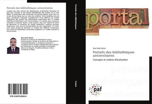 Portails des bibliothèques universitaires Amr Said Fahim