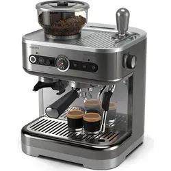 Philips Barista PSA3228/01 - Siebträgermaschine für perfekten Espresso zu Hause oder im Büro, 15 bar Druck, 2,3 l Wassertank, Dampfdüse für cremigen Milchschaum und automatische Reinigung.