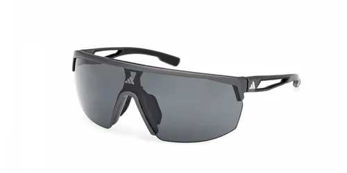 Adidas SP0099 02A Sportbrille - matt Schwarz - Sportbrille mit mattem Finish, bietet optimalen UV-Schutz und ist ideal für Outdoor-Sportarten.