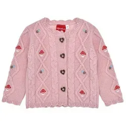BONDI Strickjacke Baby Mädchen Strickjacke 'Be nature' 86960, Candy rosa 98