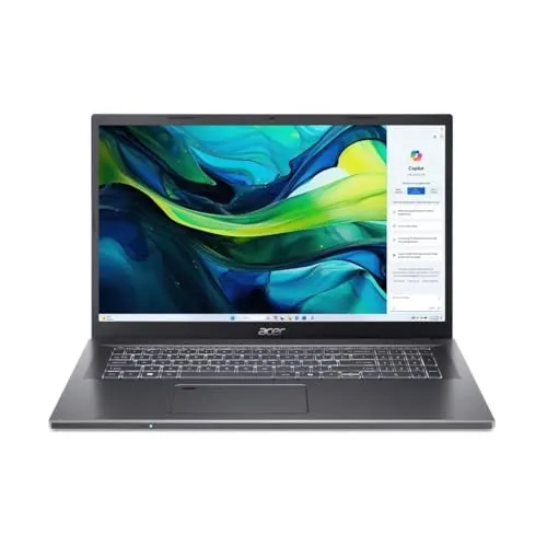Acer Aspire 17 Pro Notebook - A17-51GM - Grau - 17,3" Full HD IPS Display mit Acer ComfyView-Technologie für komfortables Arbeiten. Leistungsstarker Intel Core 7 Prozessor und NVIDIA GeForce RTX 2050 für Multitasking und Gaming.