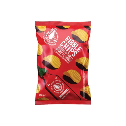FLYING GOOSE Ribble Chips mit Sriracha Chili Flavour 100g