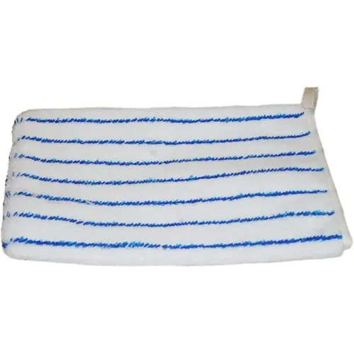 Waschhandschuh Meiko weiß-blau 16x22 cm Microfaser/Microborste 942520-000-5