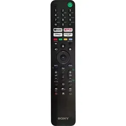 SONY RMF-TX500E Fernbedienung - Original VOICE Remote in Schwarz - Original SONY Fernbedienung, sofort einsatzbereit nach Batteriewechsel, ohne Programmierung. Kompatibel mit zahlreichen Sony TV-Modellen für einfache Nutzung.